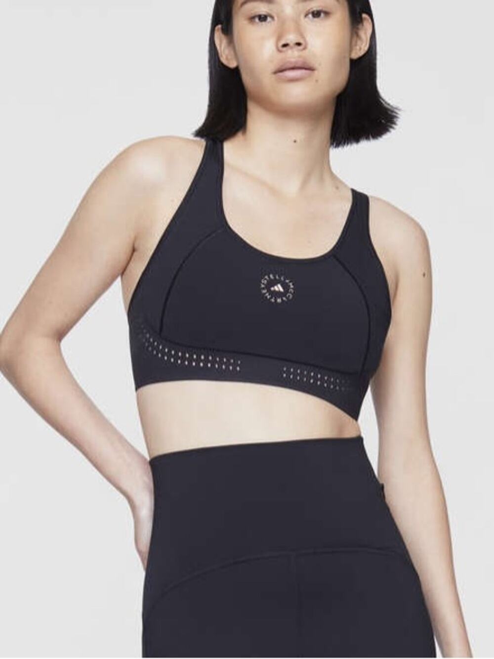 Adidas by Stella McCarthy Black True Purpose Sports Bra